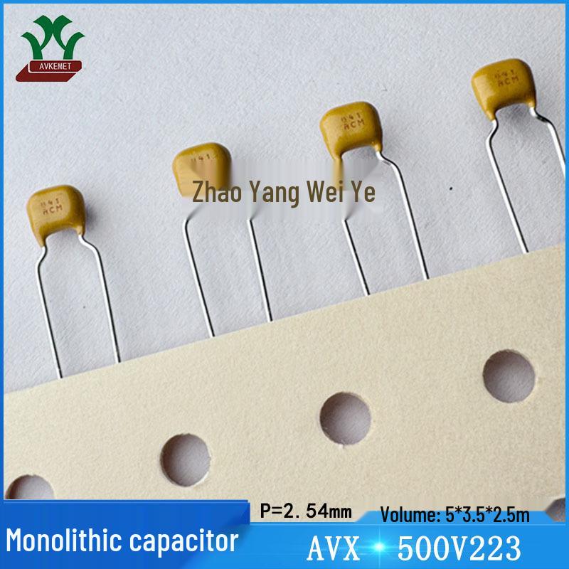 500V SR217 223K MLCC Metal Film Ceramic Capacitor