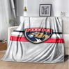 Florida Panthers Flannel Blanket Soft Warm All-Season Throw, Design for Camping, Car Travel, Hiking Sofa, Bed, Office Perfect Gift for Parties