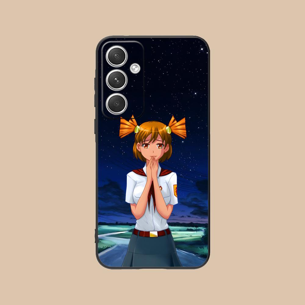 Вечное Лето Алиса Матовый Чехол для Мобильного Телефона для Samsung Galaxy S26 S25 S24 S23 S22 S21 S20 Note20 Plus FE Ultra Чехол