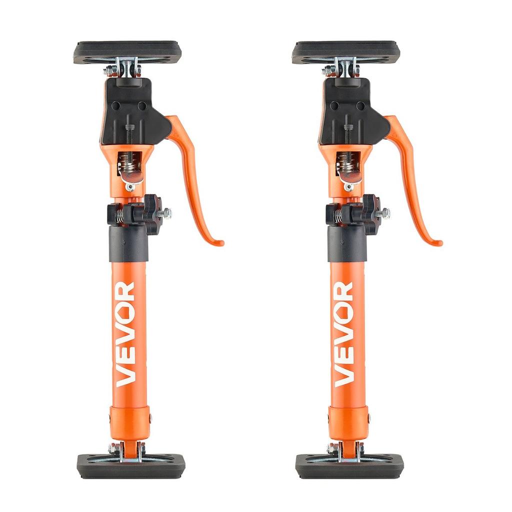 Cabinet Jack Support Pole, 2-Pack, 40-60 cm Steel Telescopic Quick Support Rod, Adjustable 3rd Hand System up to 100 kg Capacity for Installing