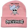 Вязаная шапка из аниме One Piece: Теплая, с бархатной подкладкой, с отворотом, взрослая уличная шапка-бини