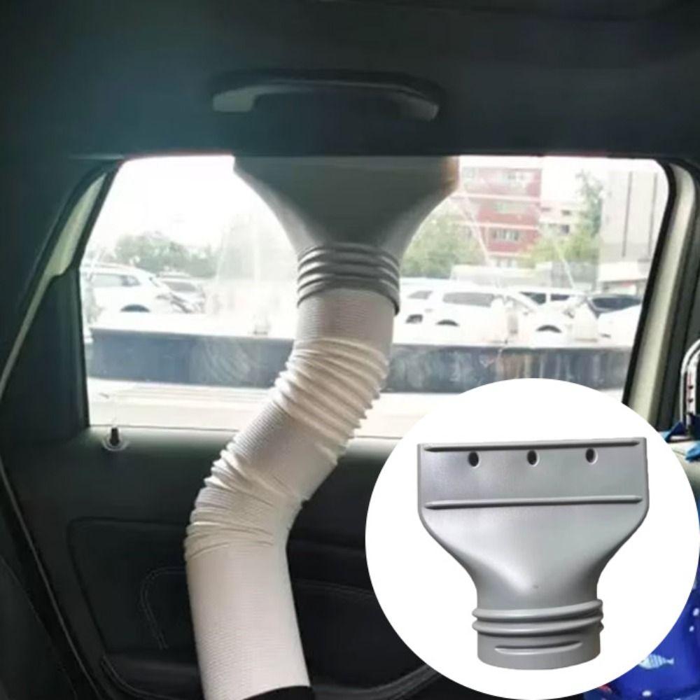 Flat Hose Exhaust Hose Adapter Portable Air Conditioning Hose Adapter Hose Adapter Window Vent