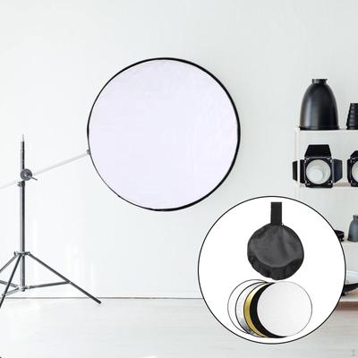 Световой отражатель для фотографии, складной круглый с сумкой, портативный многодисковый диффузор