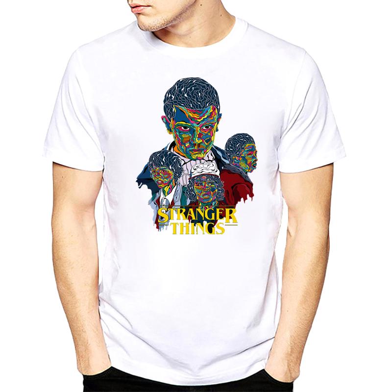 Stranger Things Eleven Waffle Hawkins T Shirt Men And Women White Casual Plus Size