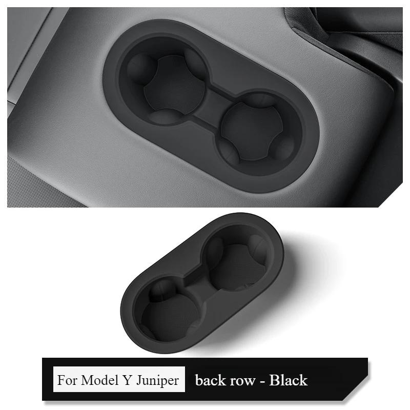 Cup Holder for Tesla Model Y Juniper 2025 Center Console Storage Box Armrest Organiser Non-slip Insert Phone Holder Accessories