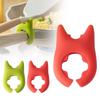 Kitchen Multifunctional Spatula Holder Silicone Anti-overflow Pot Clip Anti-scalding Spoon Holder Kitchen Cooking Gadgets