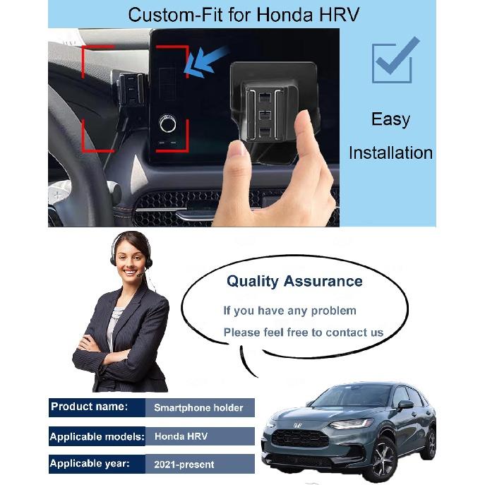 Держатель мобильного телефона Honda HRV Mag Security HR-V Магнитный держатель мобильного телефона Применимо 2024 Аксессуары для Honda HRV Держатель мобильного телефона HRV 2024 2023