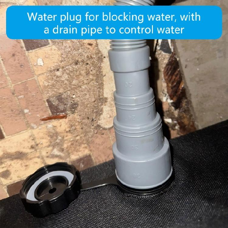 Быстросохнущая складная душевая база Тяжелый тип Душевая ванна со сливным шлангом для душа на открытом воздухе Походное снаряжение