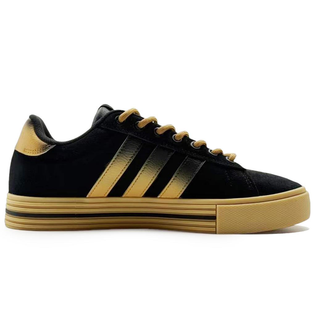 Adidas Daily 4.0 Abrasion Resistant Abrasion Resistant Low top Skateboard Shoes Unisex Black Earth Color JI4354(Team1284- S)