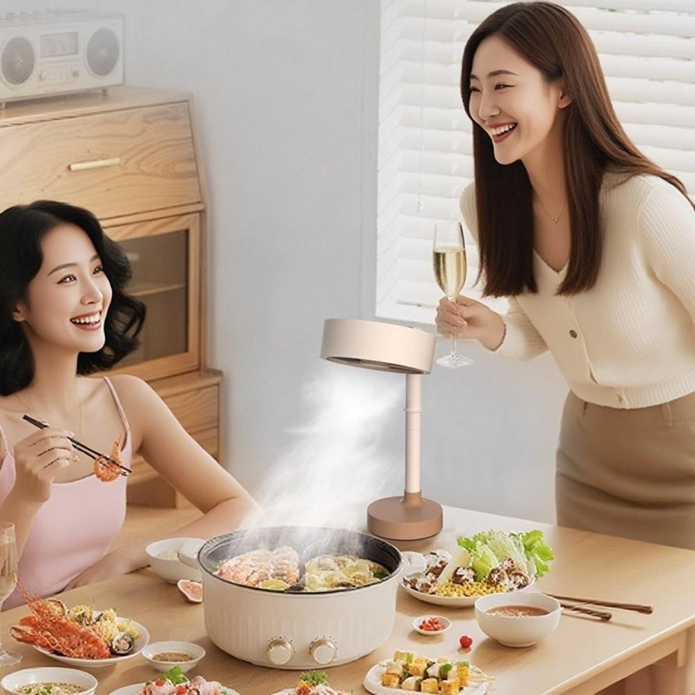 Space-Saving BBQ Exhaust Extractor Low Noise Cooking Fume Extractor Desktop Range Hood  BBQ