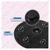 Tuiruida Thickened Anti-Burst Bosu Yoga Balance Ball