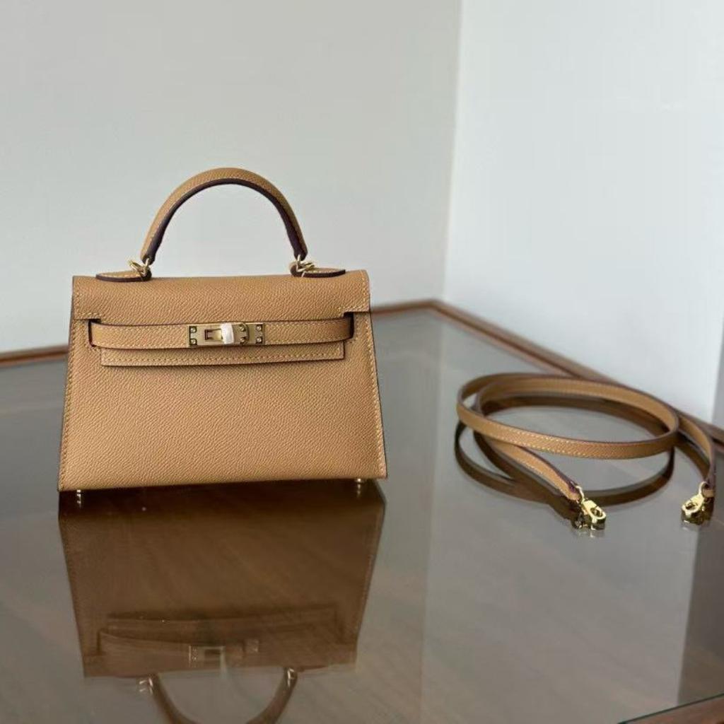 Euli Портативная цепочка-веревка второго поколения Пятизолотая пряжка с одним листом Мини-стиль для ношения через руку Женская сумка Замок с пряжкой