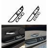 Для BMW E60 автомобиля, обшивка переключателя подъема окна, наклейка из углеродного волокна, наклейки, отделка 2004, 2005, 2006, 2007, 2008, 2009, 2010, аксессуары