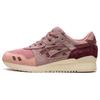 Kith x Gel Lyte 3 07 Только по приглашению - Румяна Мужские кроссовки Розовый Рога Марон 1201A923-800