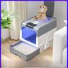 XL Enclosed Cat Litter Box with UV Sterilization and Deodorization