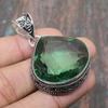 Tsavorite Gemstone Handmade Solid 925 Sterling Silver Jewelry Pendant For Her