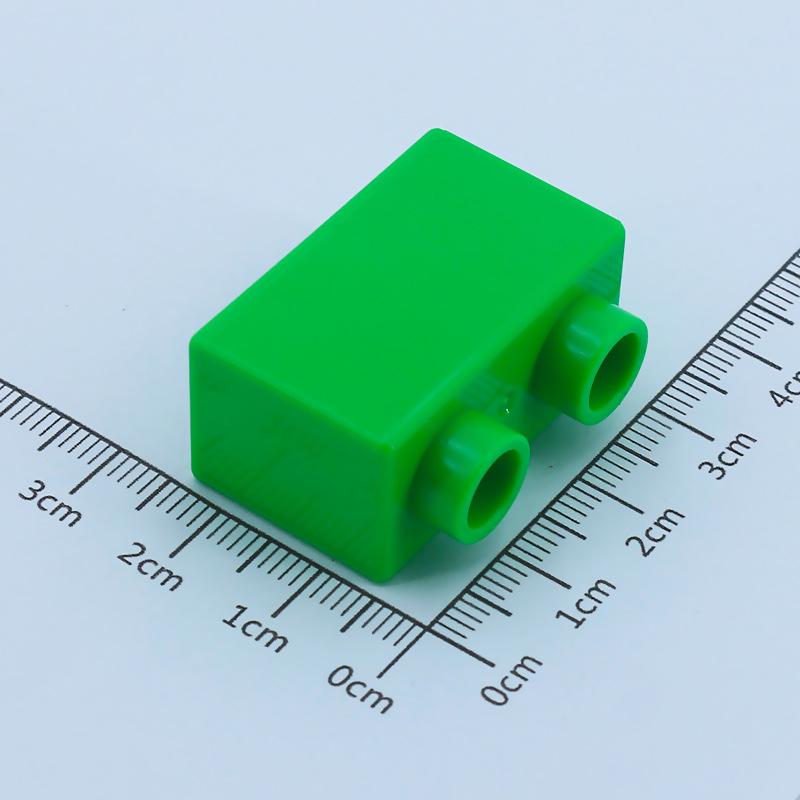 4 шт. DIY Большой Строительный Блок Кирпичик 1X2 Кирпичики Большого Размера Собранные Аксессуары Оптовая Часть Образовательная Детская Игрушка