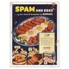 Винтажная металлическая жестяная табличка Spam Хот-доги Ретро Настенное искусство для мужской комнаты Бар Декор