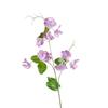 Green Plant 55cm Artificial Pea Flowers Elegant Plastic Silk Pea Blossom Branch Real Touch Handmade Fake Flower Home Living Room
