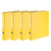 Eco Cheongwoon Eco D-Ring Binder 3-hole A4 3cm, Yellow, 4 Pcs.