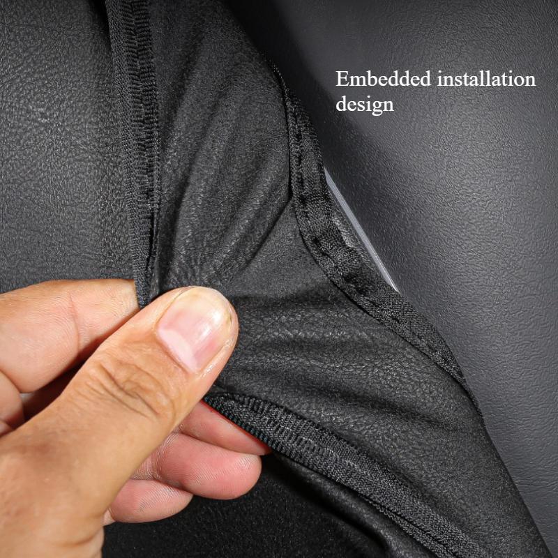 Для Tesla Model 3 Highland Защитная накладка на спинку сиденья Коврик Model Y Juniper Защита спинки сиденья Детские противоударные коврики Кожа Наппа