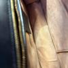 [Pre-Owned] Sylvie Gold Buckle Striped Webbing Thin Shoulder Strap Shoulder Crossbody Handbag Small - Very Good #1LBB09Q