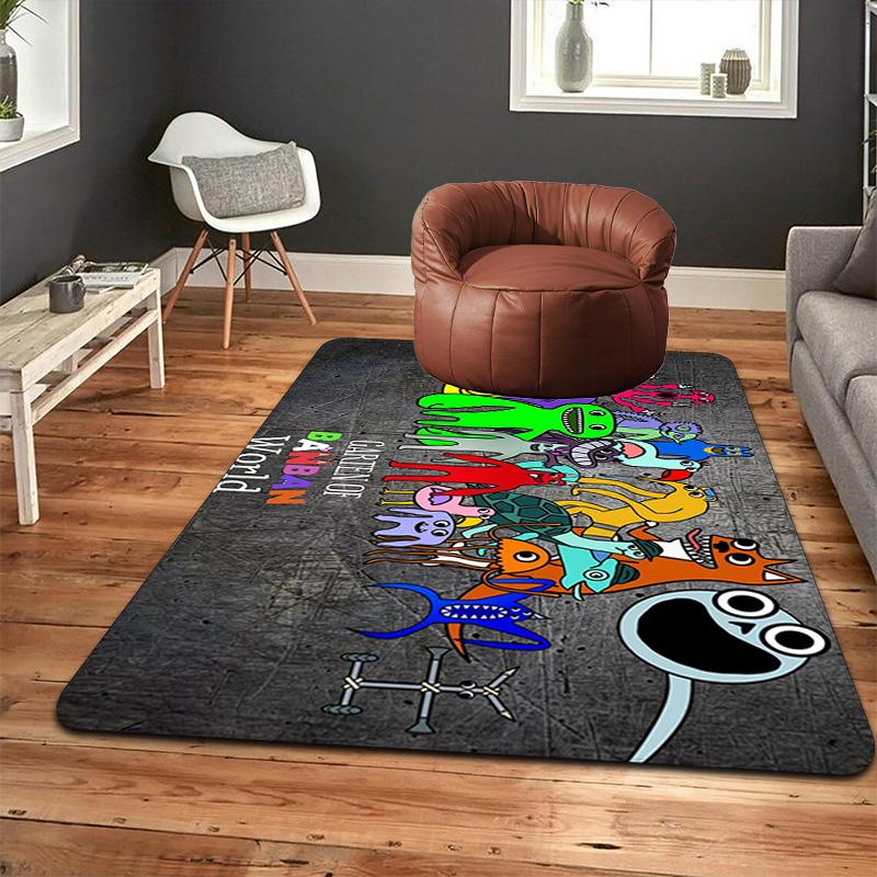Garten of Banban Cartoon Set Rug Floor Mat for Living Room or Bedroom Soft and Comfortable Carpet a Gift for Birthday and Holiday.ZFF0913130