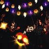 Battery Operated Pumpkin Bat Ghost Lights 20 Feet Halloween Decorations Lights  Indoor