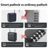 Smart  Fingerprint Door Lock Keyless Quick Unlock Anti Theft BiometricPadlock IP67 Waterproof Home Travel Security Password Lock