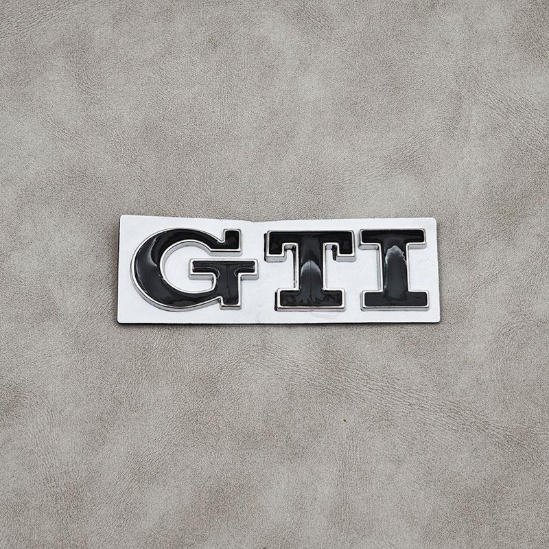 Hot 3D Metal Logo GTI Badge Car Front Grille Emblem Rear Trunk Sticker For Volkswagen VW Golf 4 5 6 7 3 MK2 MK3 MK4 Mk5 Polo Tig