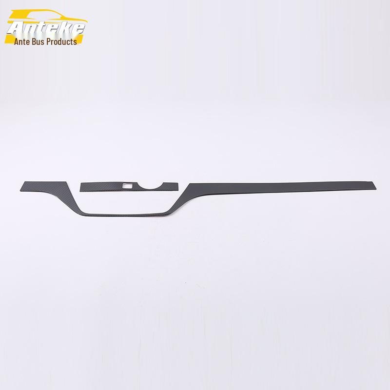 Fits 18 Komic Models: Stainless Steel Central Control Trim & Dashboard Decorative Strip Sticker.