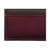 Prada Re-Nylon Speedrock brand classic enameled triangle metal logo fabric and leather card holder men's burgundy
