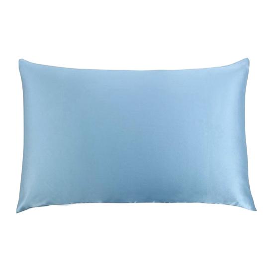 Pillowcase Pillow Cushion Cover with Zipper Solid Color Friendly To Skin Wear Resistant Washable Easy-care Faux Silk Cushion Case Pillowslip