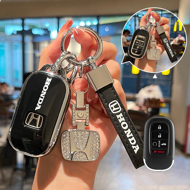 New TPU Car Remote Key Case Cover Holder Shell Fob For Honda Civic 11th 2022 5 Buttons Protector Holder Fob Keyless Accessories