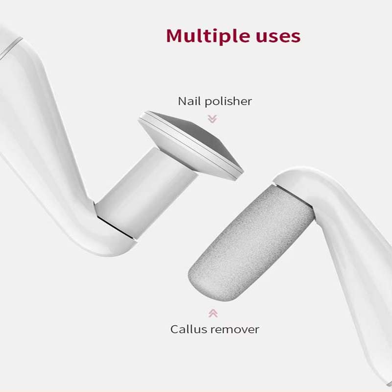 Профессиональный горячий распродажа Педикюрный планер USB зарядка Удалитель мозолей на ногах Пемза для ног Сменная головка Удалитель мозолей на ногах