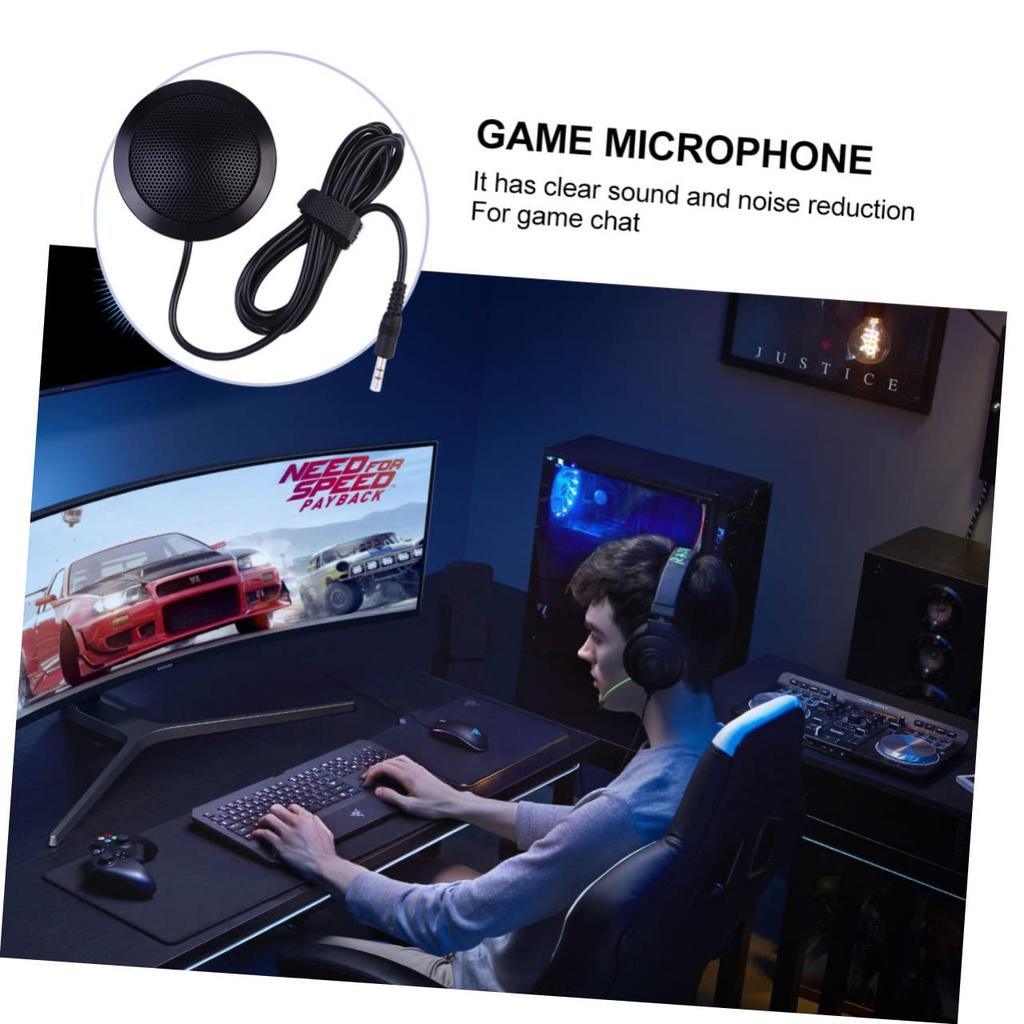 VICASKY Коллекция звуков для ПК Всенаправленный Компьютерный Расширяемый Настольный для Онлайн-звонков Видео Голос Веб-поиска Микрофон, 3,5 мм Микрофон, 360°