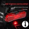 Waterproof High-Brightness Bicycle Tail Light - Warning, Flashing, & Night Riding for Mountain, Road, & Kids' Bikes