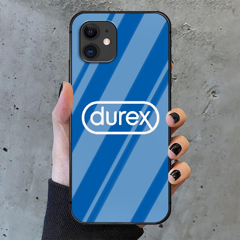 Сексуальный презерватив марки Durex, чехол для телефона из закаленного стекла для IPhone 6 7 8 11 12 13 x xs xr pro max Plus Samsung Galaxy Xiaomi Redmi Tpu Hot 3D