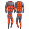 Quantum Electric Heated Underwear Set with 28 Heaters and mAh for Men and Cotton Heated Top and Bottoms A.E. 20,000 Capacity, Fleece-Lined, Women,