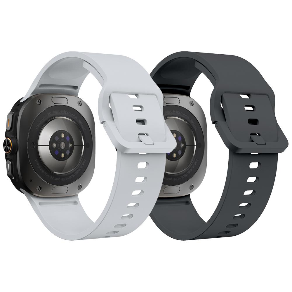 Спортивный мягкий силиконовый ремешок для Samsung Galaxy Watch Ultra 47 мм Браслет Аксессуары для ремешка Samsung Watch Ultra