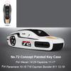 Для Porsche Panamera Cayenne Macan 718 Cayman Boxster 911 Taycan Автомобиль 92 Персонализированный Чехол для Ключей Защитный Чехол Крышка для Брелока Дистанционного Управления