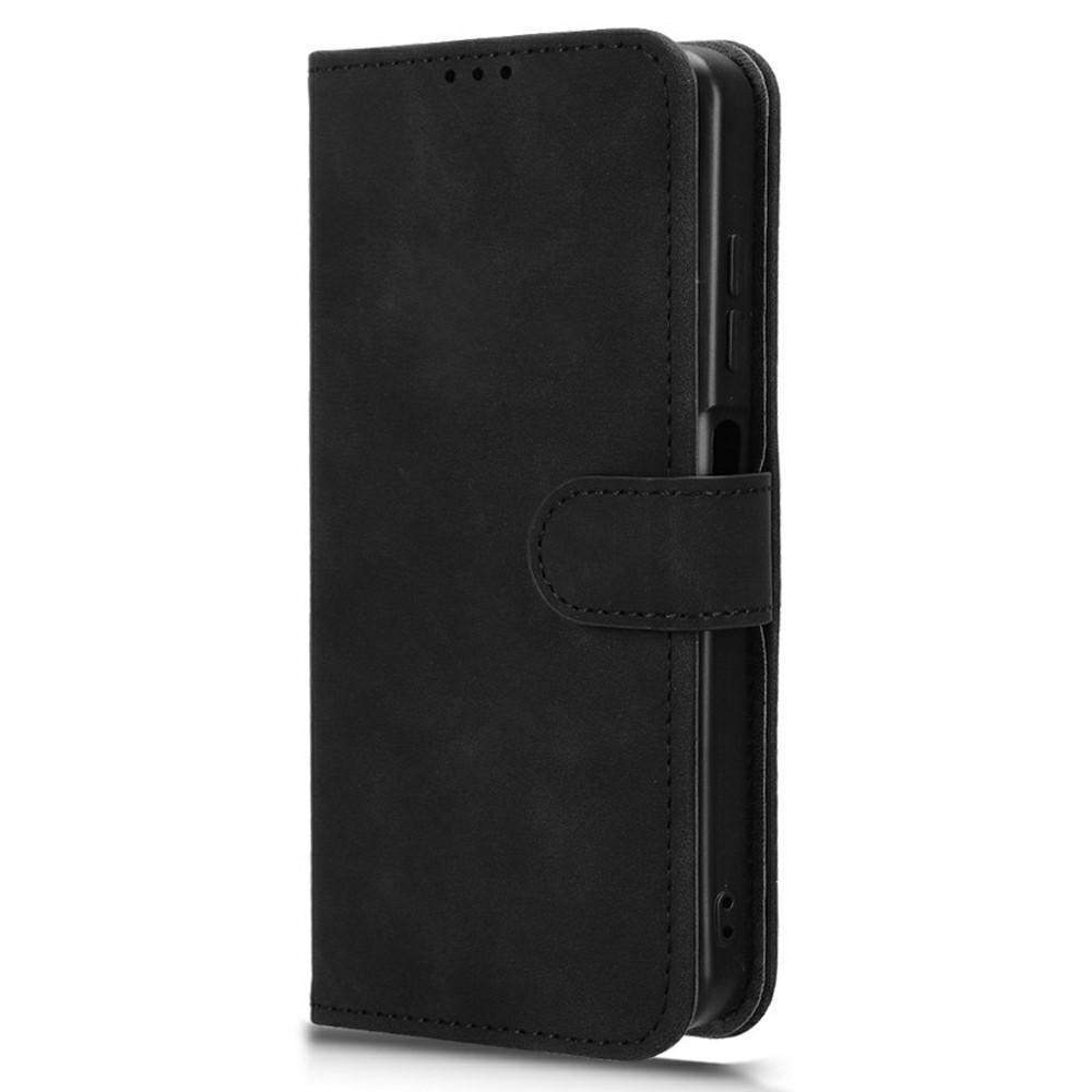 Кожаный чехол-книжка для Oukitel C2, ощущение кожи, противоударный, с кошельком, подставкой