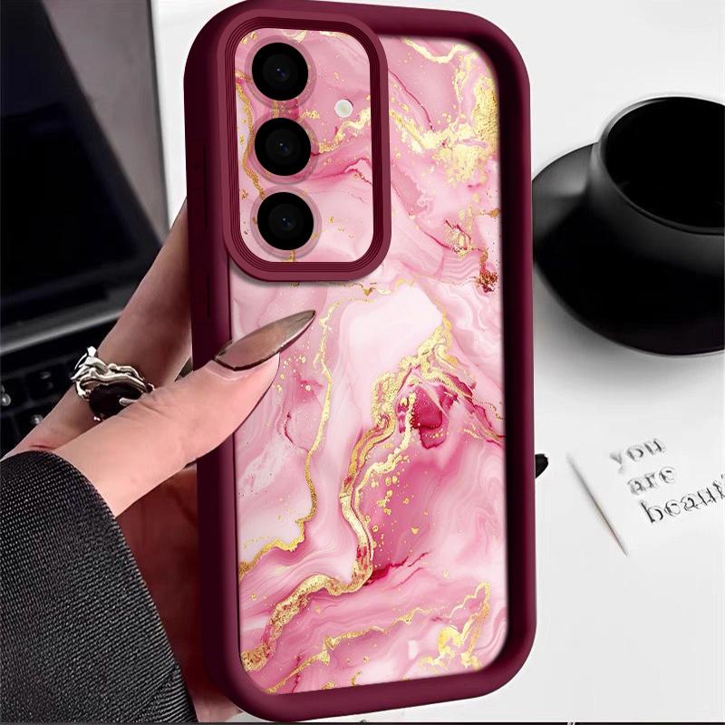 Акварельный мраморный чехол для Samsung S26 S25 Ultra S24 S23 Plus S22 S21 FE A54 A15 A25 A35 A55 A16 A26 A36 A56 A17 A27 A37 A57 5G Ударопрочный чехол
