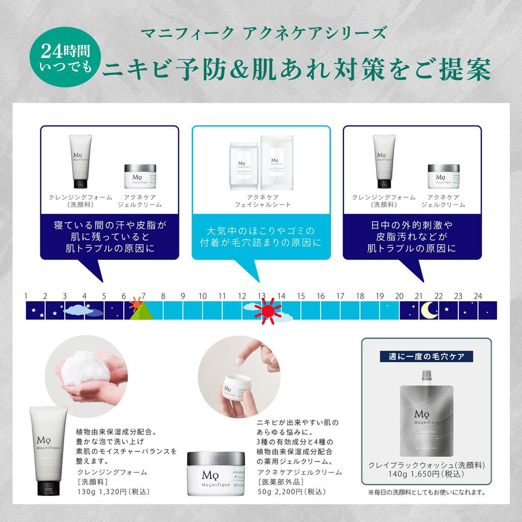 Magnifique Acne Care Салфетки для лица 32 шт. Magnifique KOSE [Квази-препарат]<wipe-off lotion>