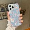 Fashion Pink Bowknot Pattern Glitter Phone Case For iPhone 16 Pro Max 15 Pro 14 13 12 11 Luxury Clear Slim Shockproof Hybrid TPU PC Bumper Cover