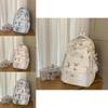Chinese Cultural Womens School Backpack With Nylon Material And Lightweight Design For Travel And Study