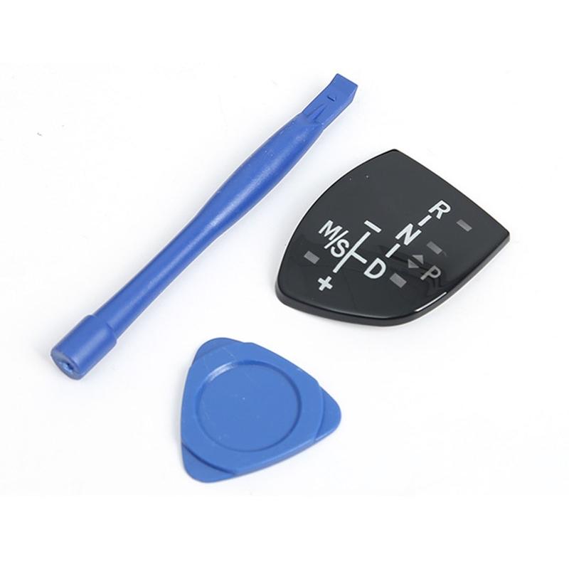 Ручка переключения передач автомобиля, крышка кнопки переключения передач, эмблема M, наклейка для BMW X1 X3 X5 X6 M3 M5 F01 F10 F30 F35 F15 F16