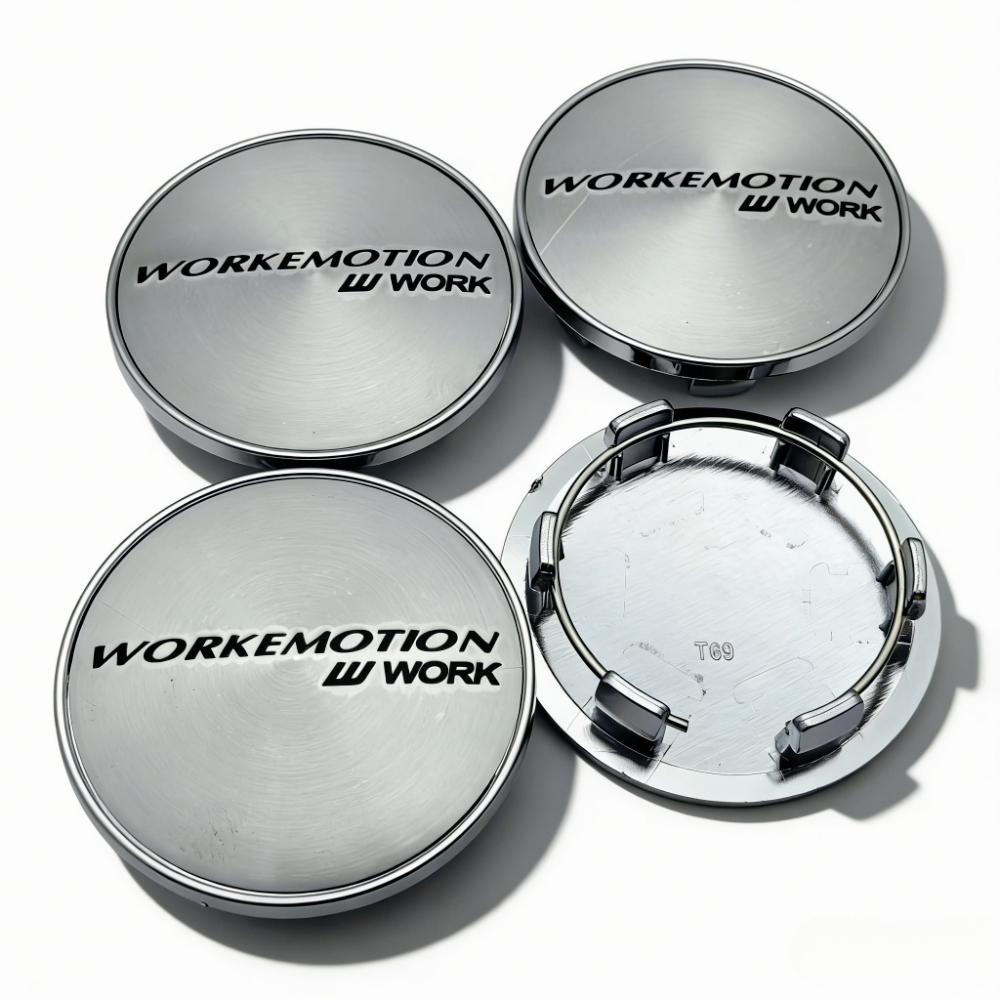 4 шт. JDM W Work Emotion Логотип Эмблема Центральные Колпачки Колес Автомобиля 69 мм Зажимы 56 мм Ступица Колеса Пылезащитный Колпачок Обода Колпачки Ступицы Авто Аксессуары