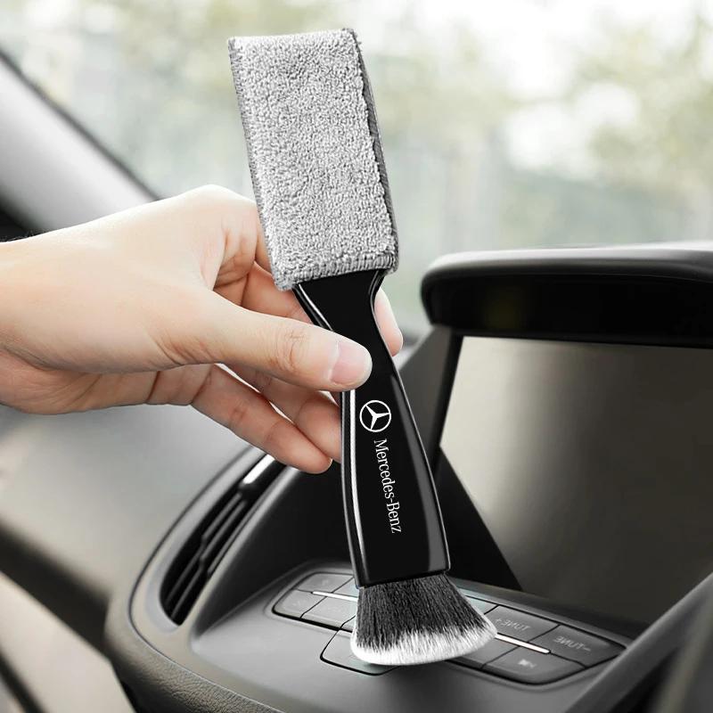CRY1 1Pcs Car Air Outlet Cleaning Brush Dashboard Duster Brushes Stickers For Mercedes-Benz C320 CL55 CL600 CL65 C240 C280 C320 W20