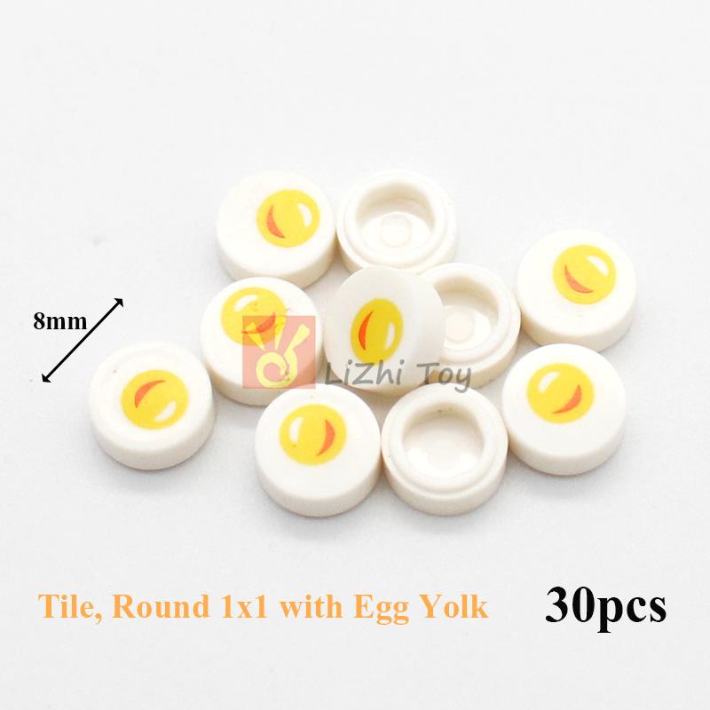 MOC Городские уличные фигурки Вид Печать Еда Десерт Традиционная китайская кухня Строительные блоки Монитор Глаза Кирпичики Напечатанные игрушки